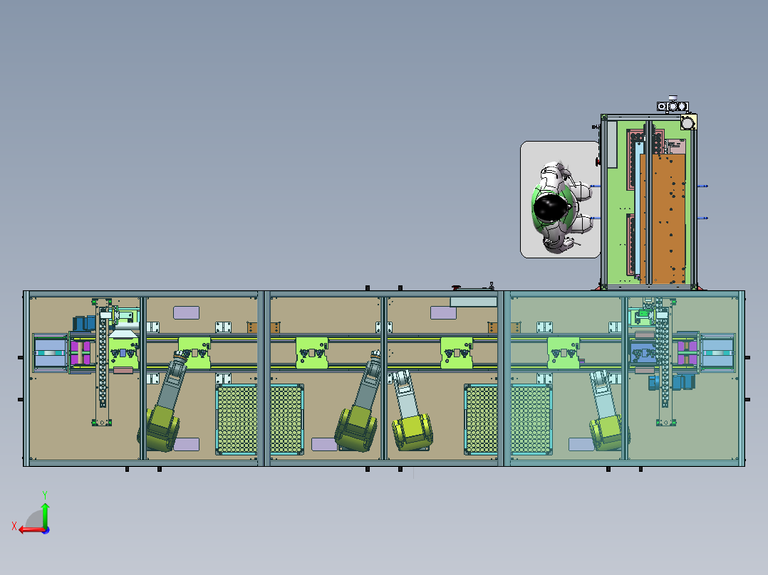 苹果耳机抛光线后视图