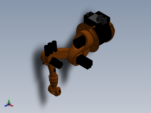 kuka kr16正等轴测缩略图