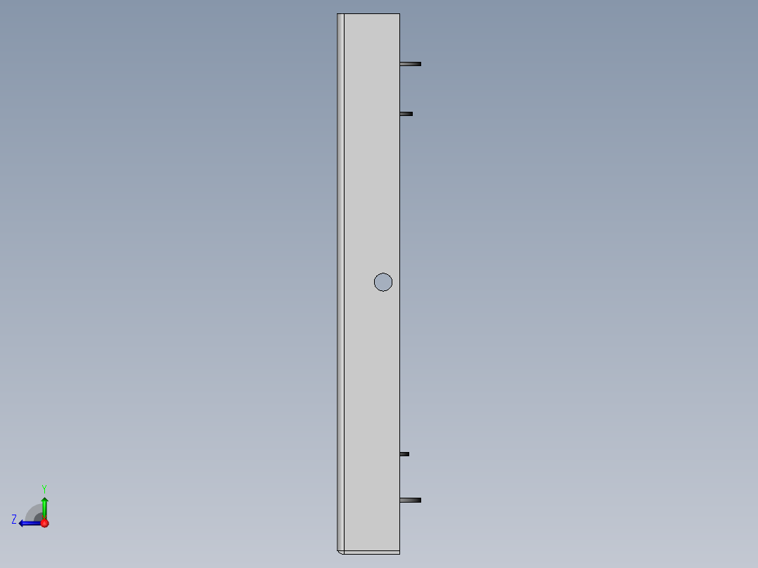自动捕鼠器3D模型右视图
