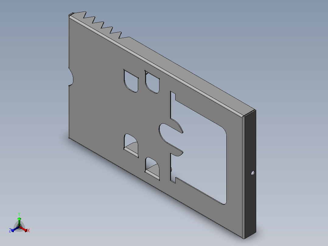 自动捕鼠器3D模型正等轴测图