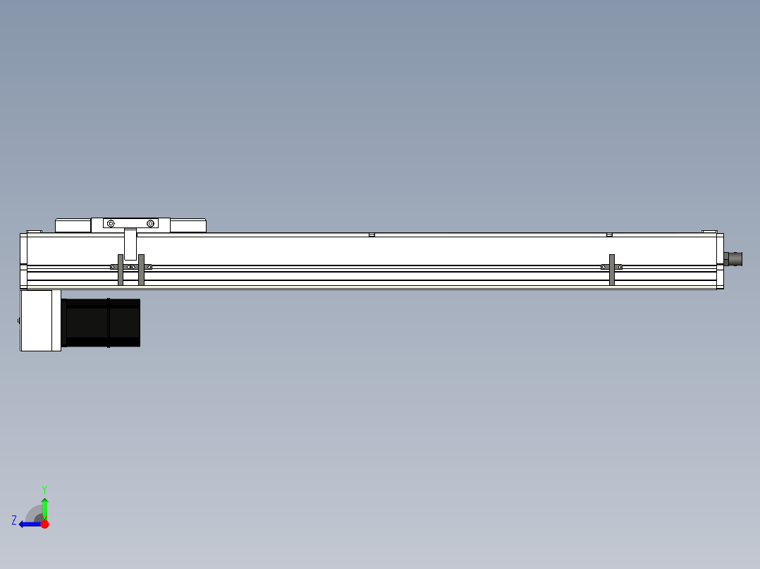 Toyo东佑达直线模组-ECH14-600-BM-200W右视图