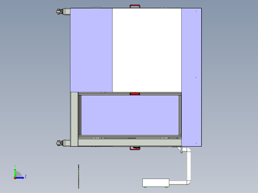 A7_自动开箱装箱一体机包装机左视图