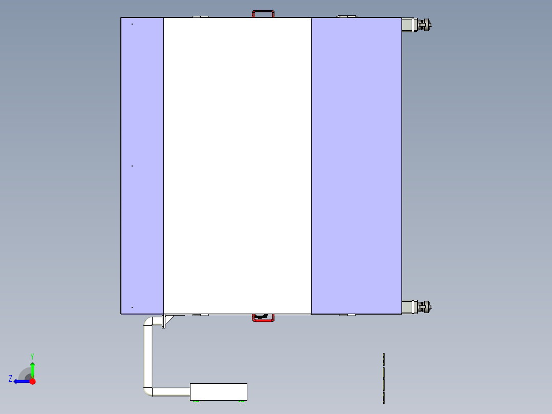 A7_自动开箱装箱一体机包装机右视图