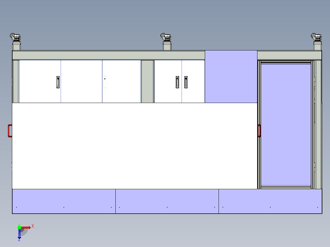 A7_自动开箱装箱一体机包装机俯视图