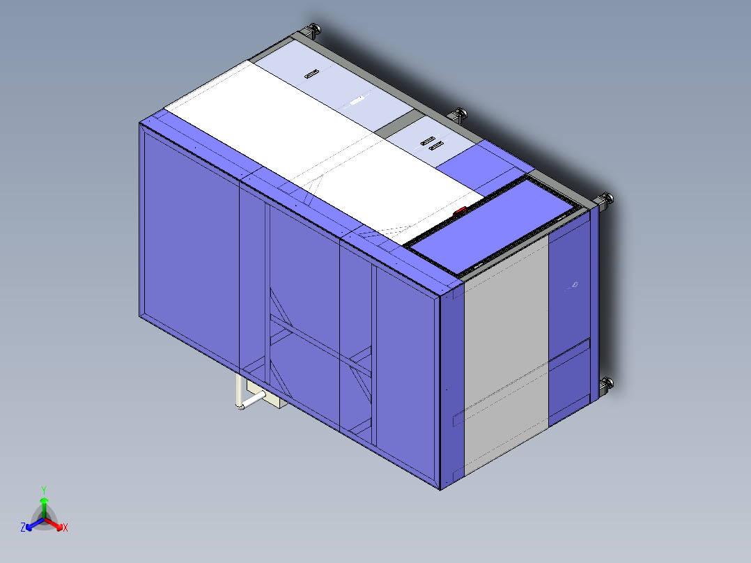 A7_自动开箱装箱一体机包装机正等轴测图