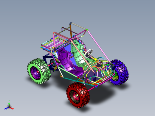 变速四轮山地户外场地用车
