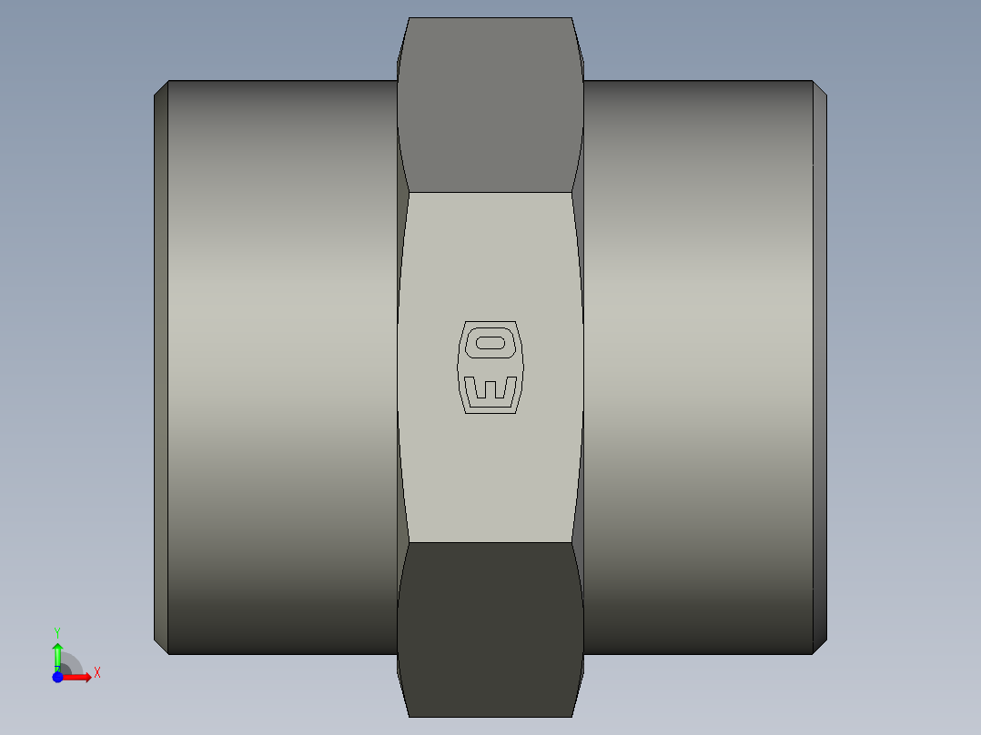 卡套式工业通用硬管接头EO Union G38SCFX前视图