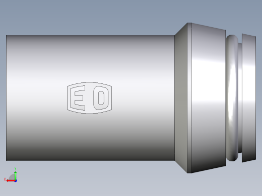 卡套式工业通用硬管接头EO_Weld_nipple__orbital__SKA25X3ORB71后视缩略图