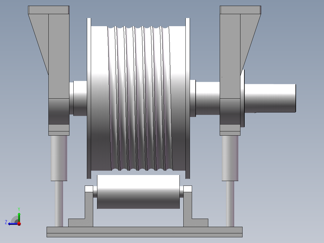 钢丝绳卷筒440693===20右视图