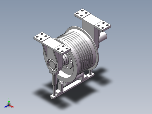 钢丝绳卷筒440693===20正等轴测缩略图