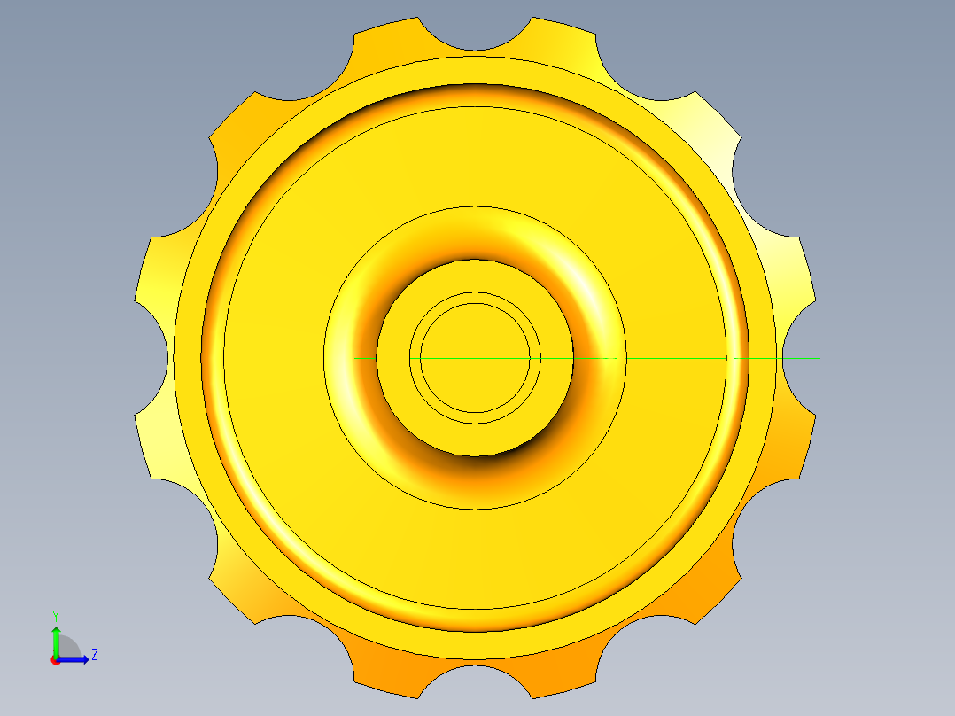 UG微动机构模型左视图