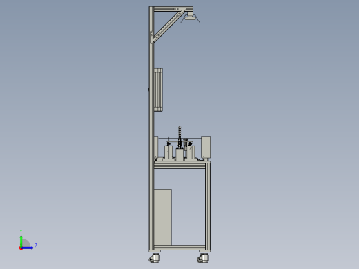BR205轨道涂油机治具左视缩略图