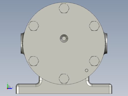 三元子泵模型左视缩略图