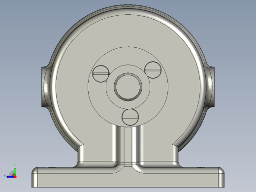三元子泵模型右视缩略图