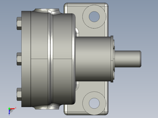 三元子泵模型俯视缩略图
