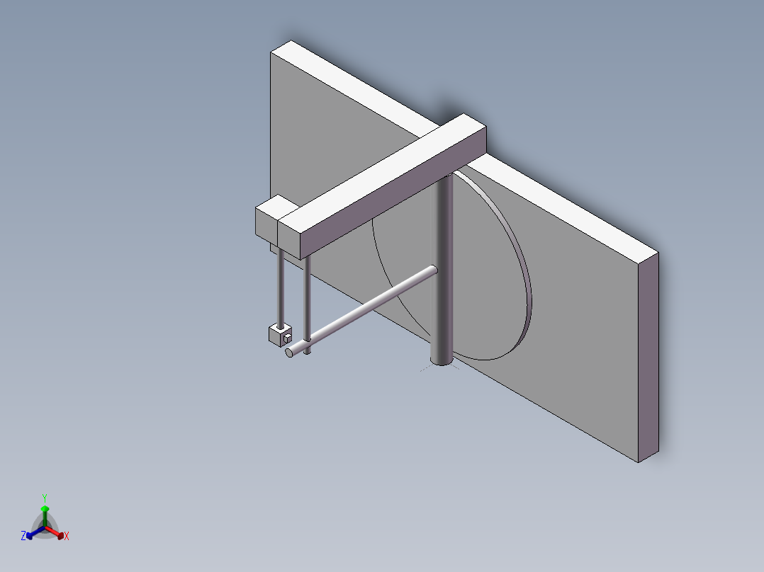水平正等轴测图