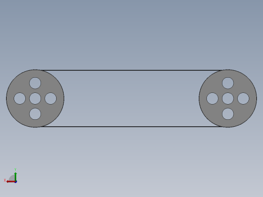 皮带和滑轮驱动--sw三维 3d模型设计图后视缩略图