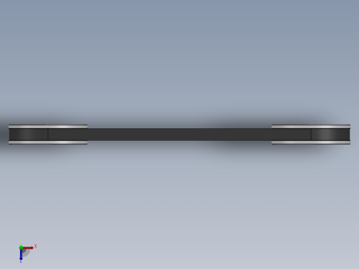 皮带和滑轮驱动--sw三维 3d模型设计图俯视缩略图