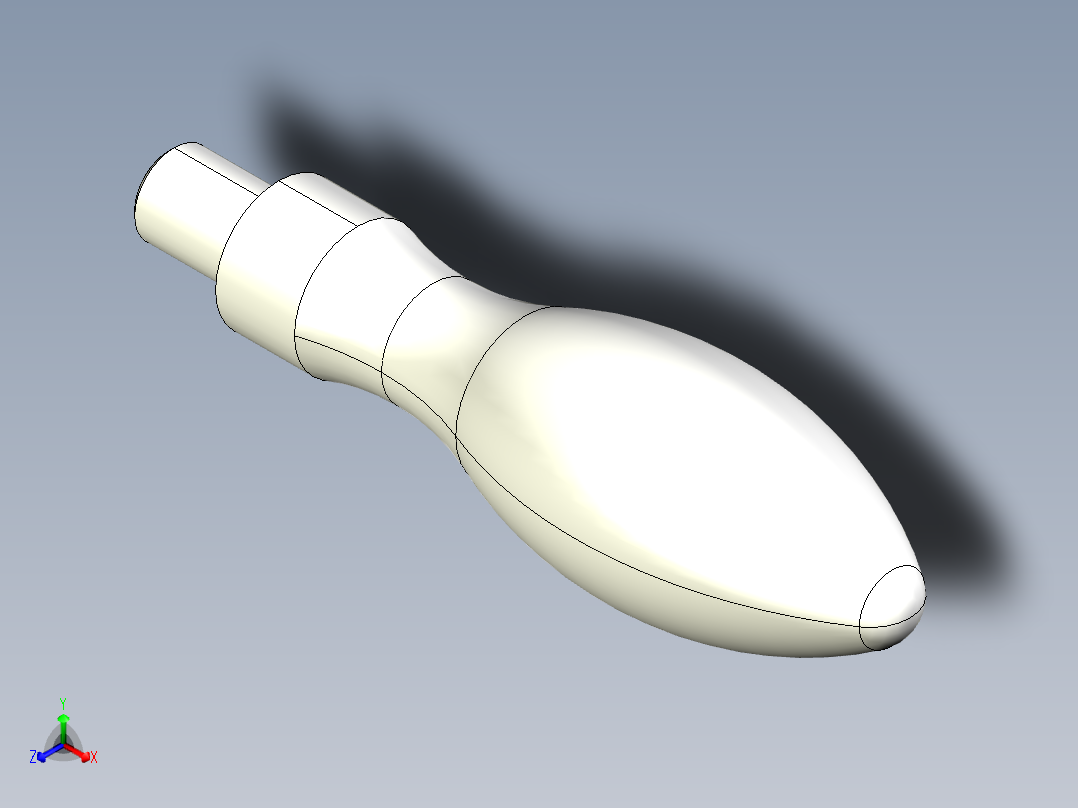 把手(固定)2445-3D多系列多零件图纸模型主视图