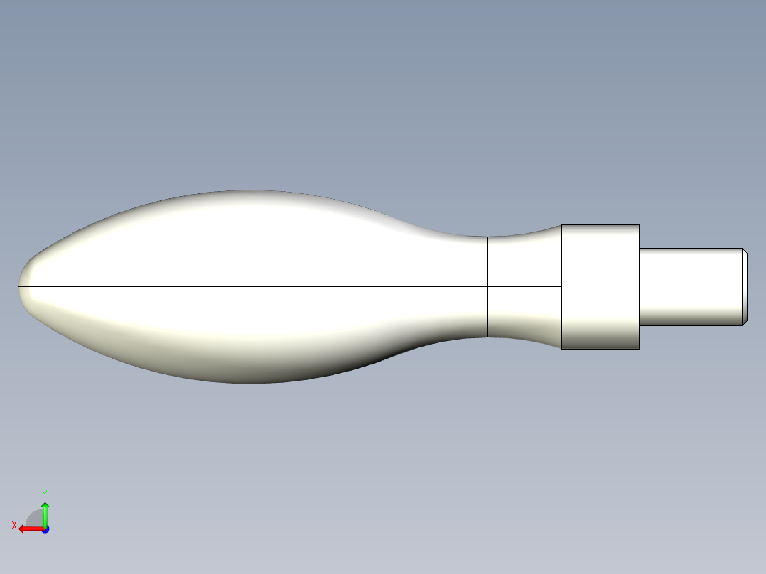 把手(固定)2445-3D多系列多零件图纸模型后视图
