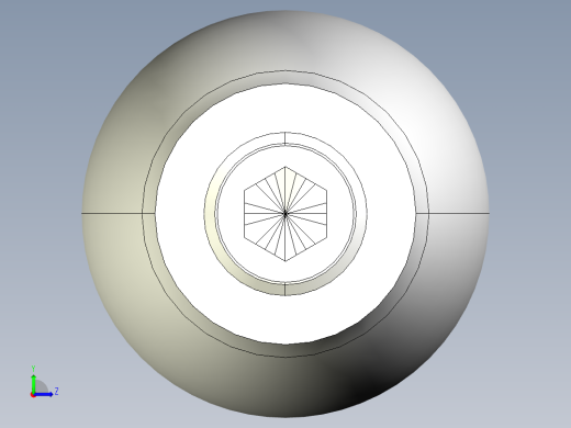 把手(固定)2445-3D多系列多零件图纸模型左视缩略图