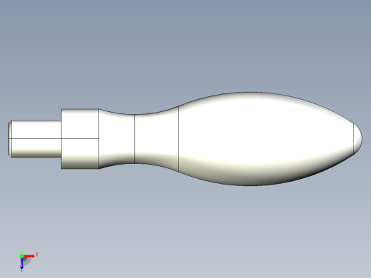 把手(固定)2445-3D多系列多零件图纸模型俯视缩略图