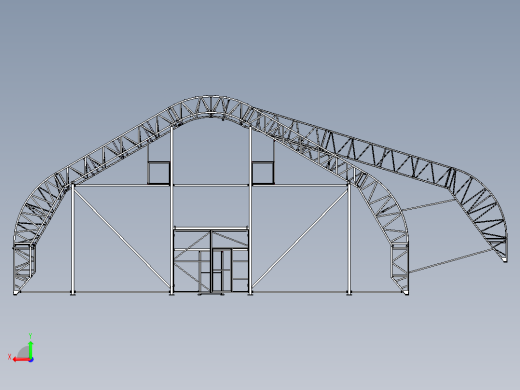 金属结构的停车场后视缩略图