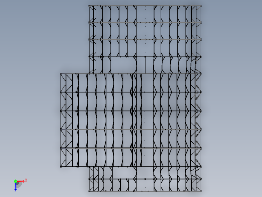 金属结构的停车场俯视缩略图