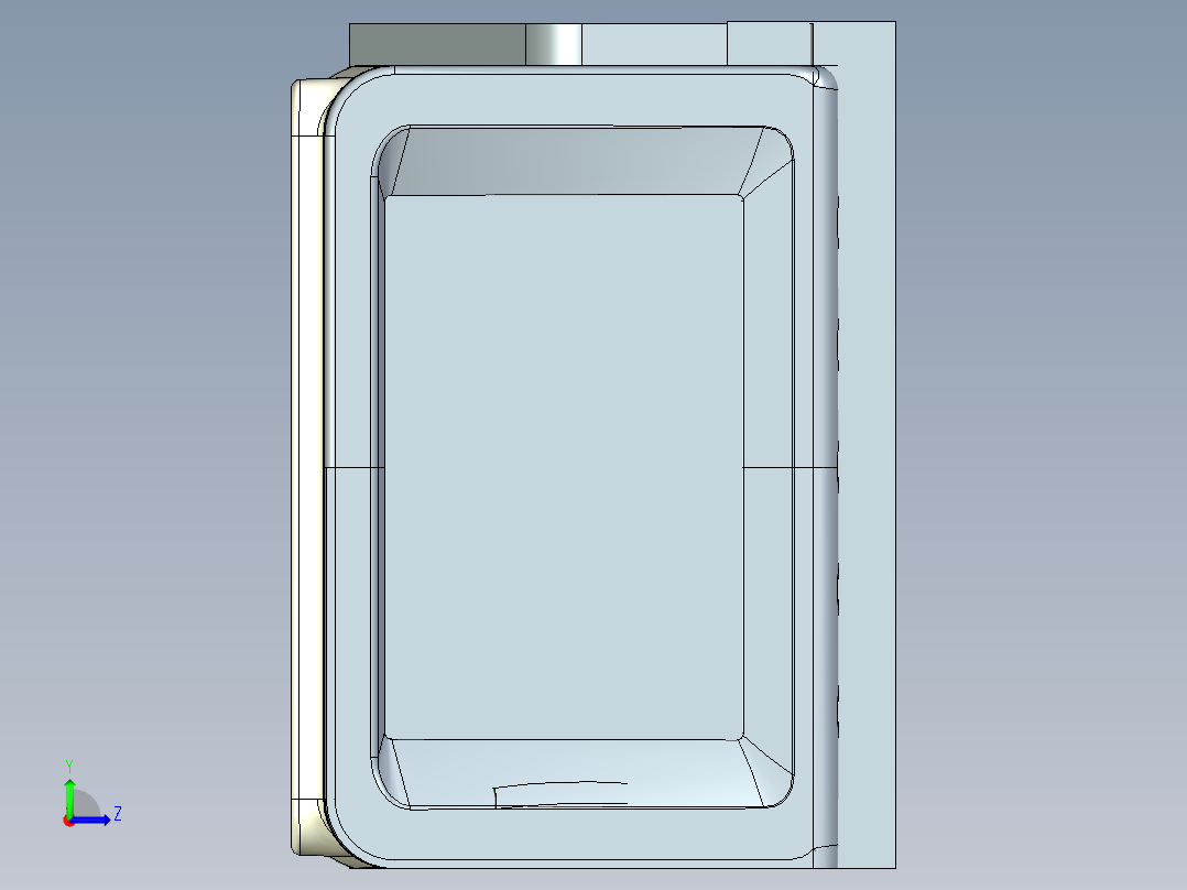 大货车胎压检测显示器左视图