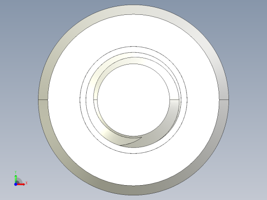 超薄型内六角螺钉-Ultra Low Profile Socket Head Screws 0.5-13 Thread Size 1 in Long.IGS前视缩略图