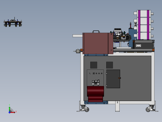 自动化O型圈密封泄露测试机sw20前视缩略图