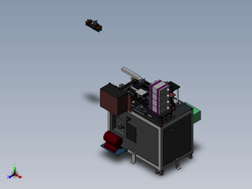自动化O型圈密封泄露测试机sw20正等轴测缩略图