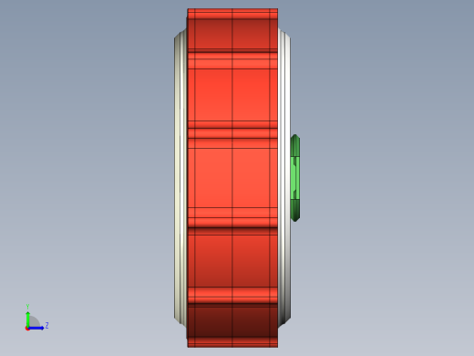 RFX变速器3D数模图纸 STEP格式左视缩略图