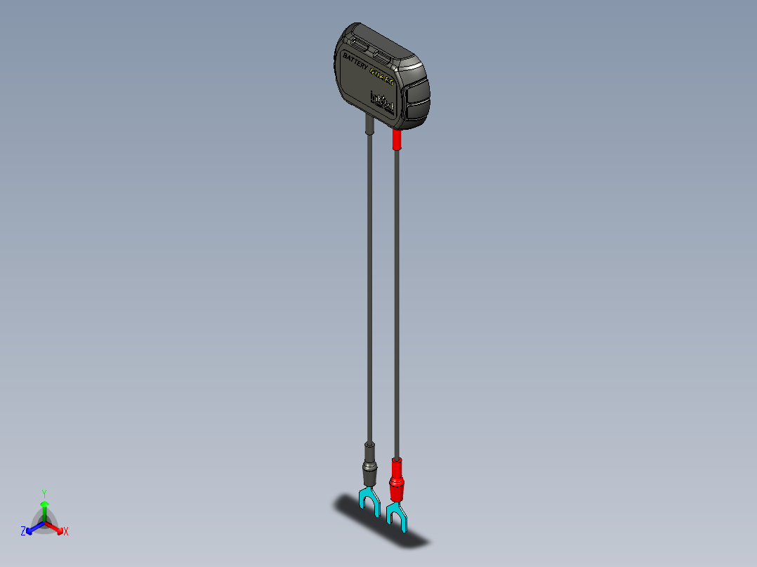 nt Act 电池防护装置正等轴测图