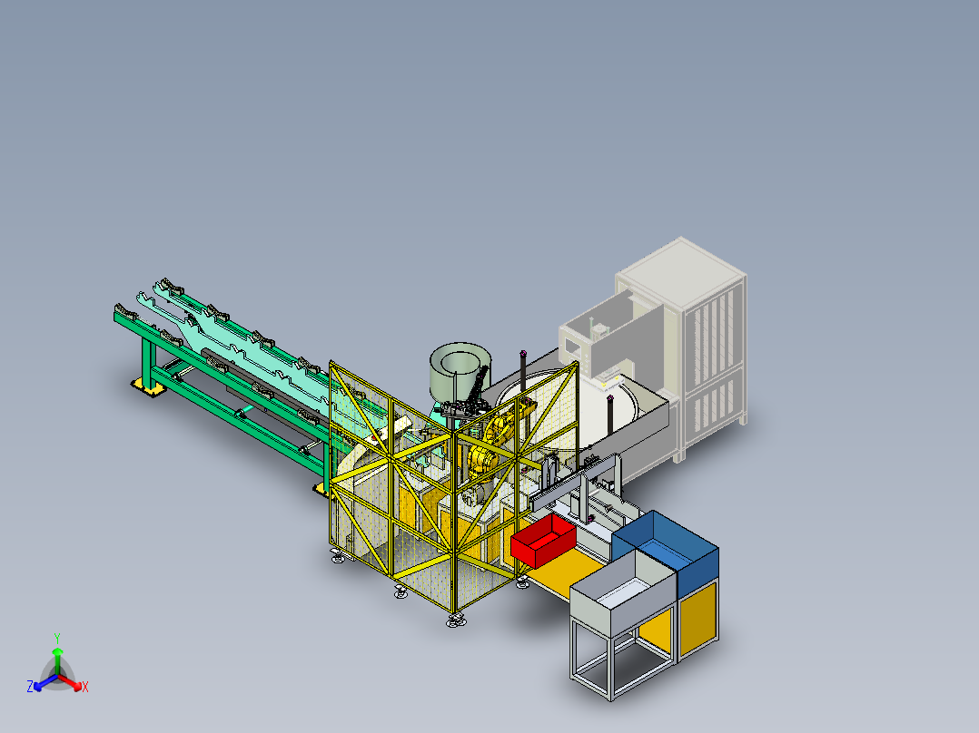 管料自动焊接3D+x_t格式主视图