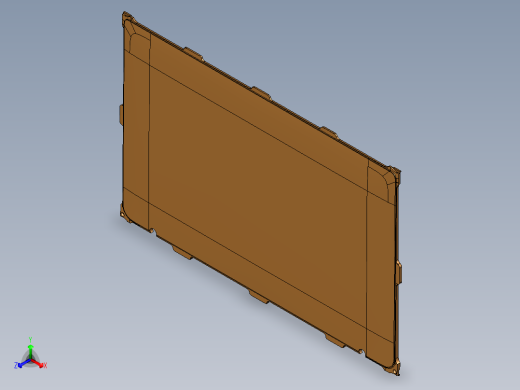 金属外壳铣外观面UG编程程序模型