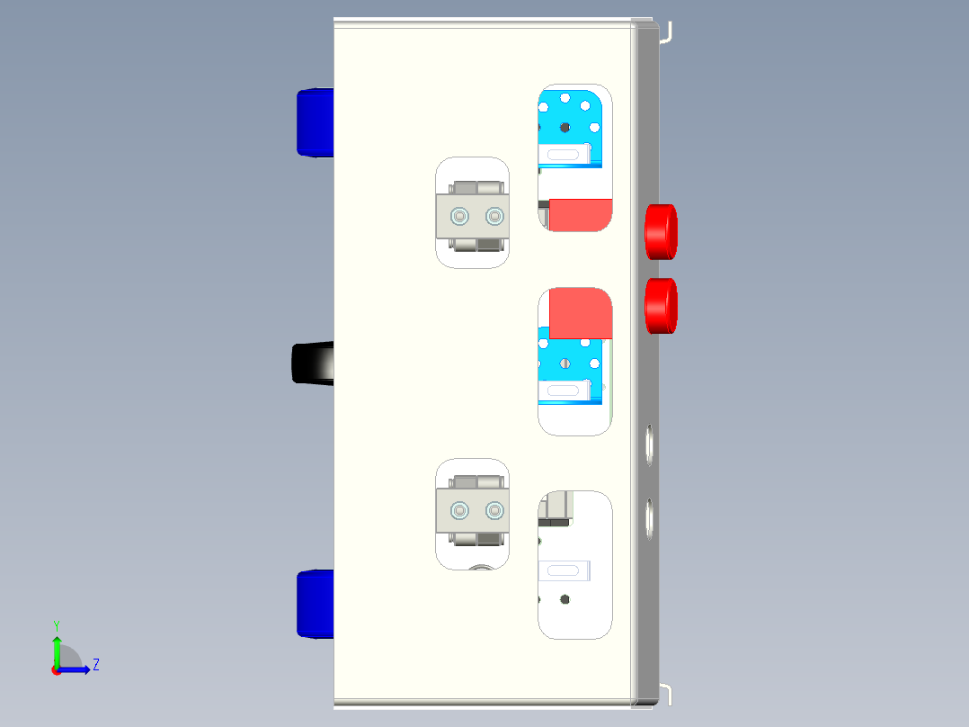 AGV智能小车左视图
