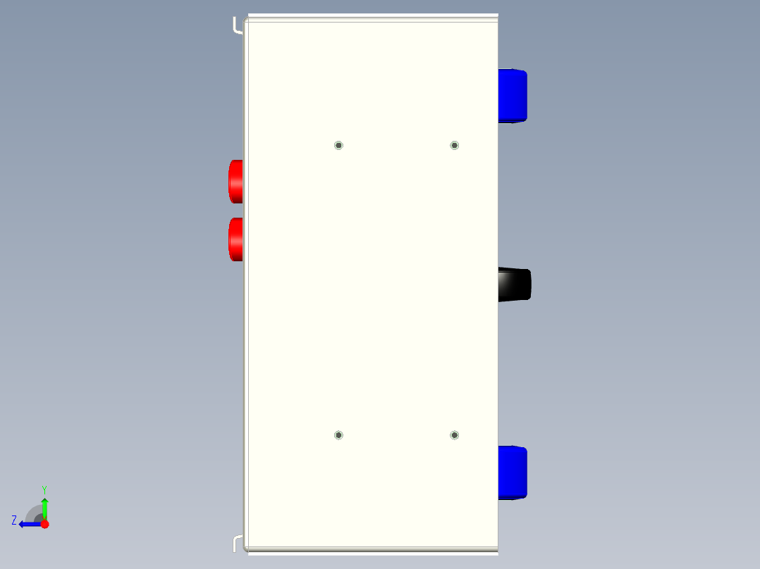 AGV智能小车右视图