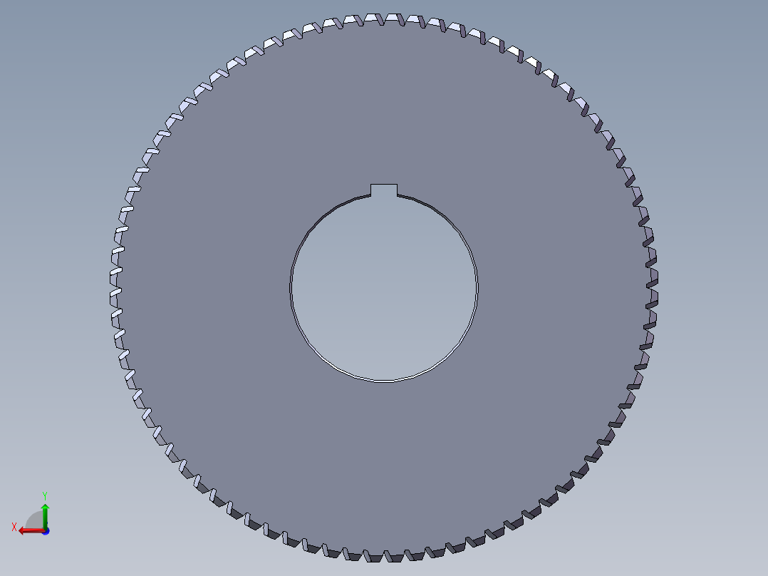 蜗轮80×5后视图