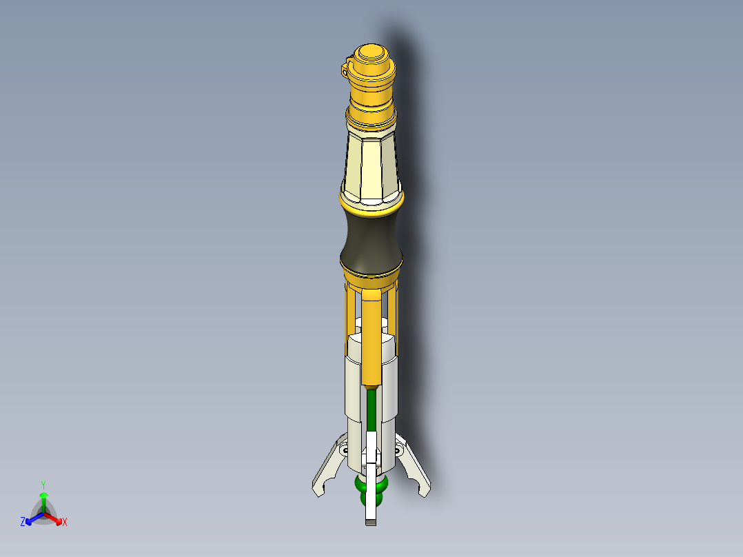 A2004427-声波螺丝刀正等轴测图