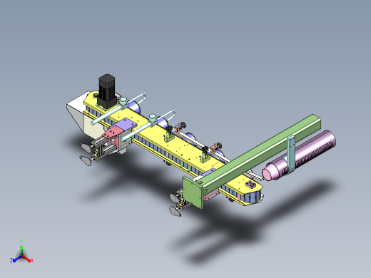 FC-300 食品酱料杯自动灌装输送线正等轴测缩略图