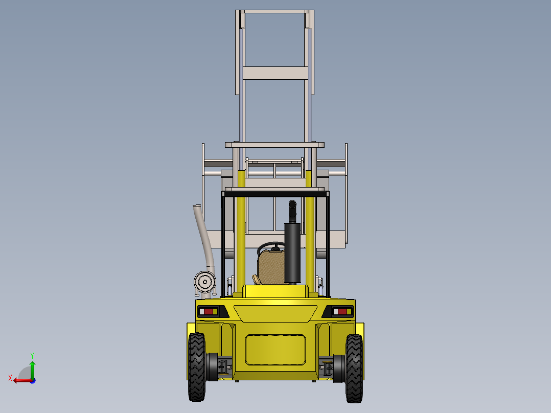 叉车、 叉车 SW(15)后视图