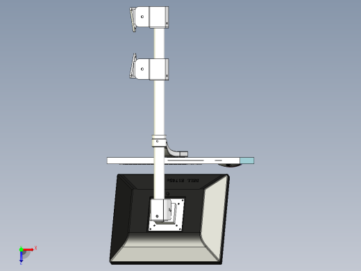 17寸显示器支架俯视缩略图