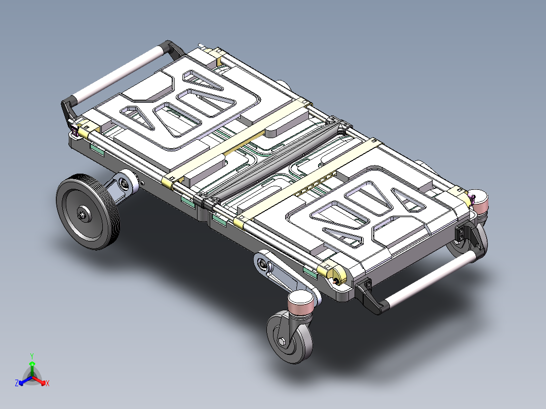 仿“EROVR”手推车——非成品正等轴测图