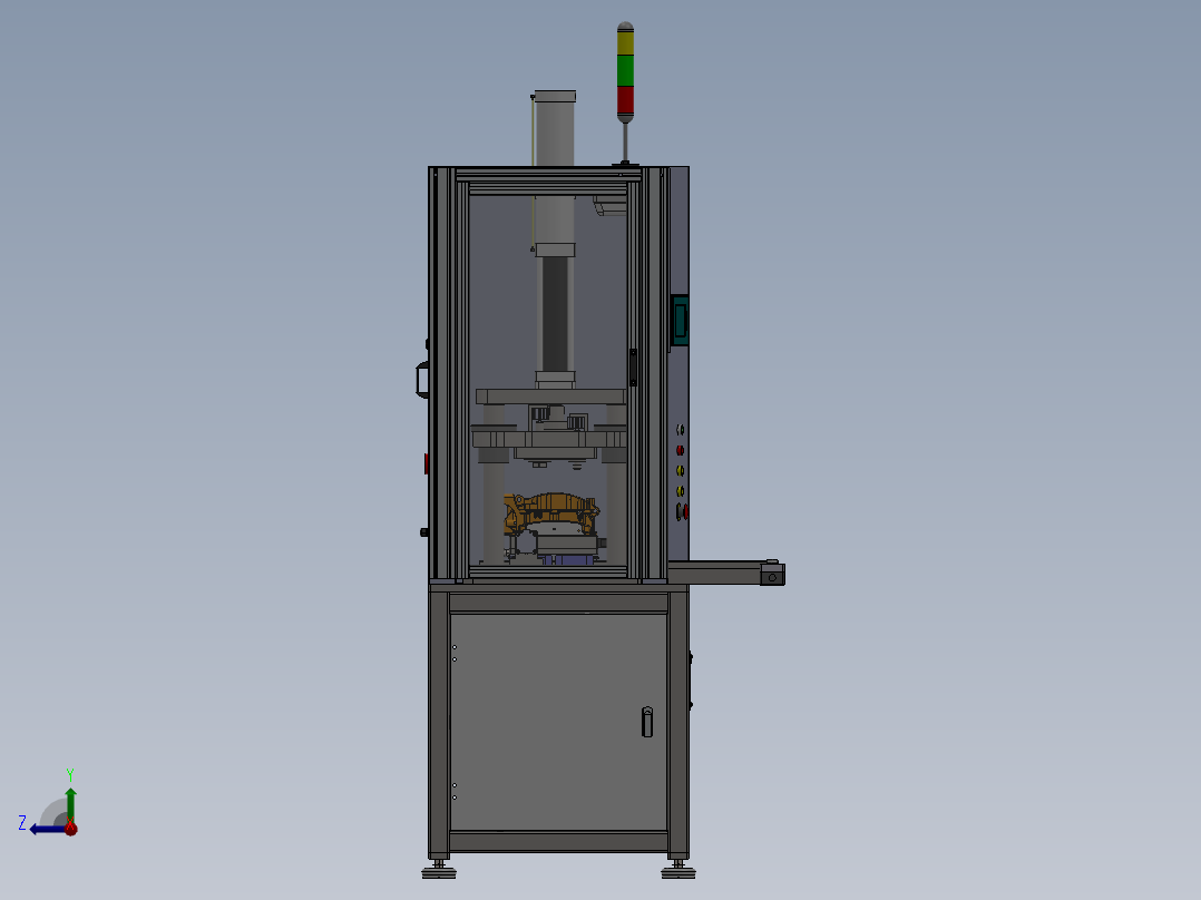 壳体检漏机 sw16右视图