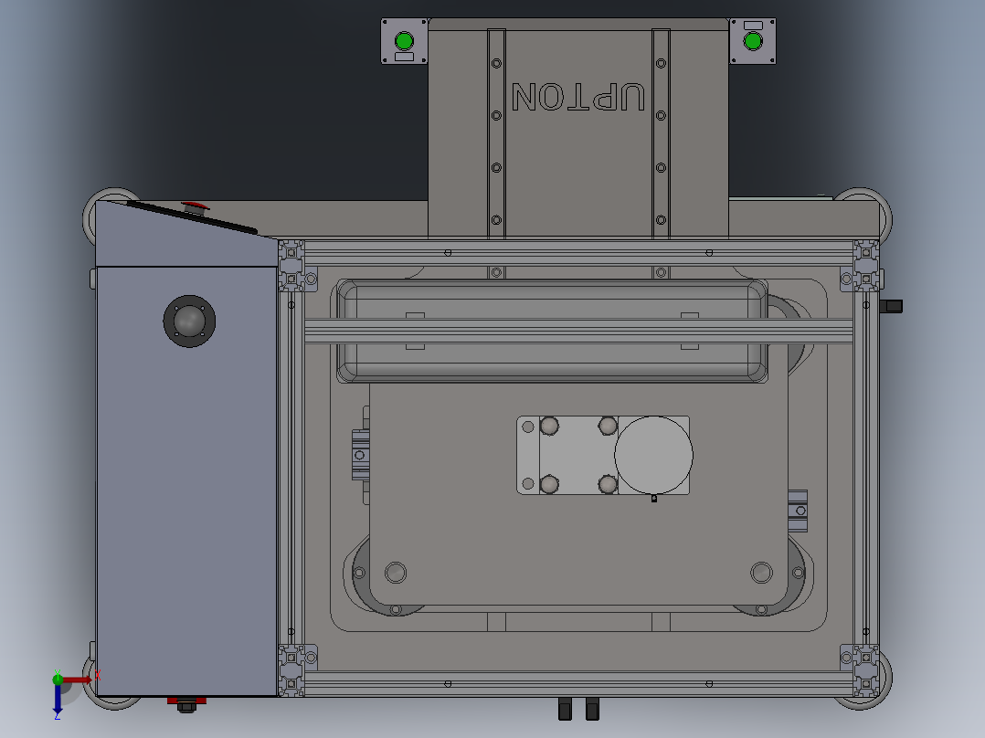壳体检漏机 sw16俯视图
