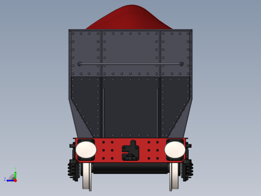 火车机车列车coal-wagon-2832-模型格式为 sw stp右视缩略图