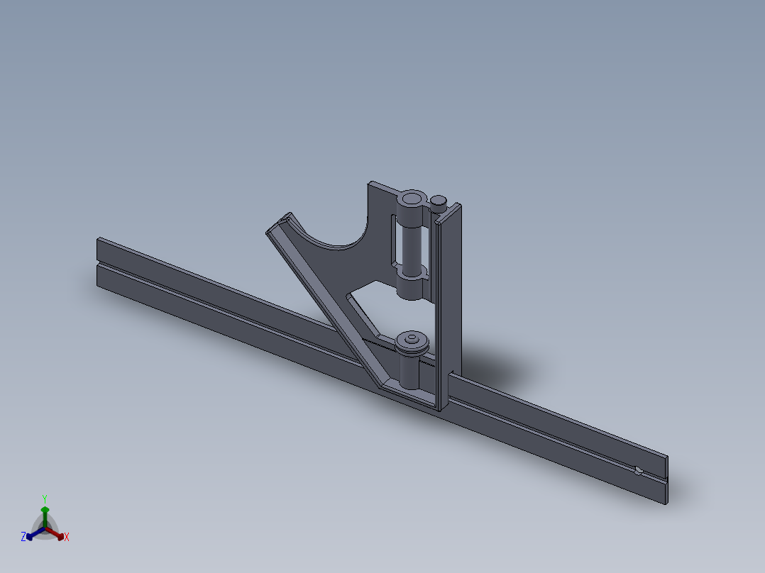 组合角尺正等轴测图