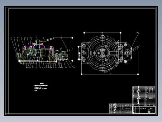 汽缸套法兰耳的盖板式钻床夹具设计3张CAD图