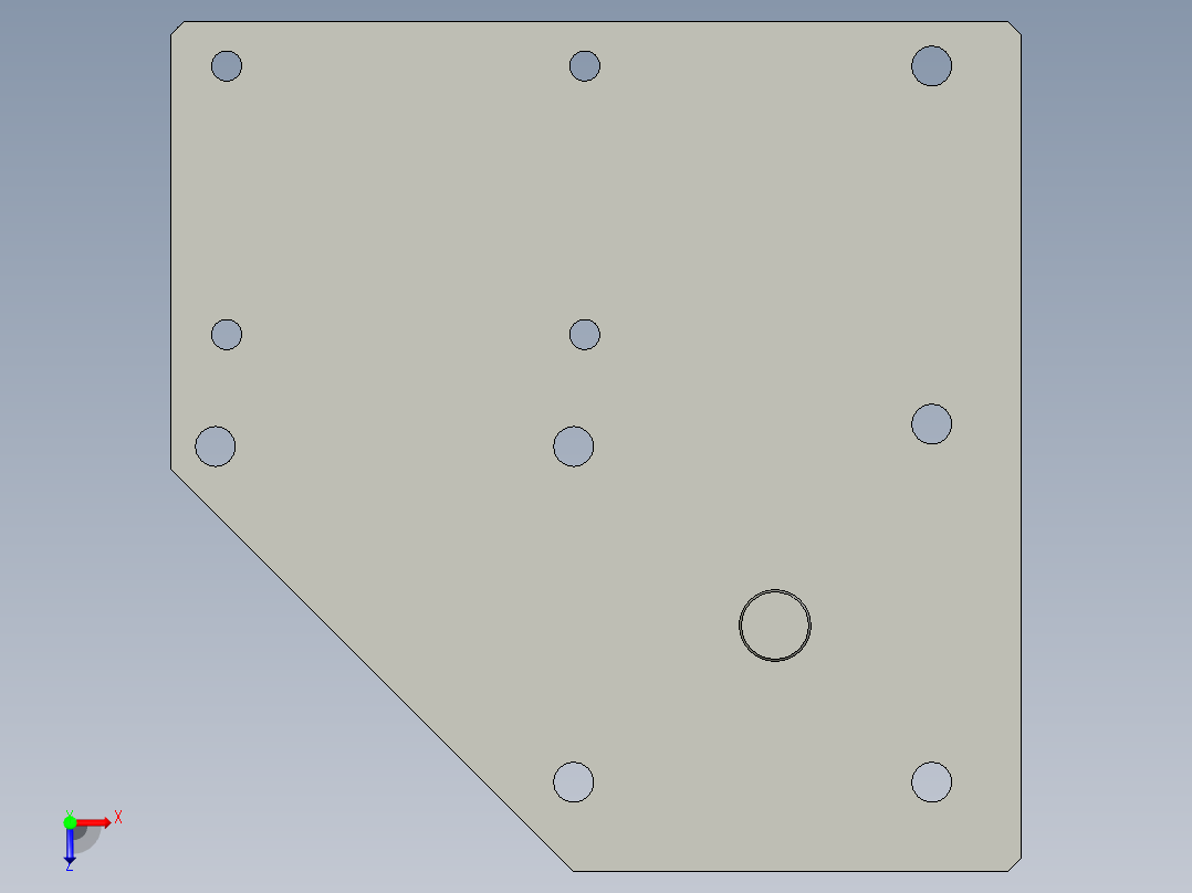 QQ-脚轮组件L12015SLD-ASM俯视图